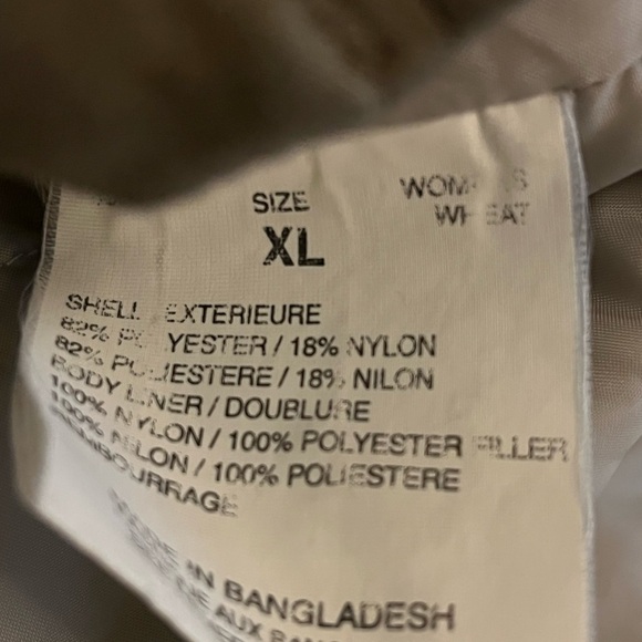 Woolrich Stylish Classic Jacket with Faux Fur Sherpa Trim, Women’s, Sz XL, Wheat - Picture 6 of 7